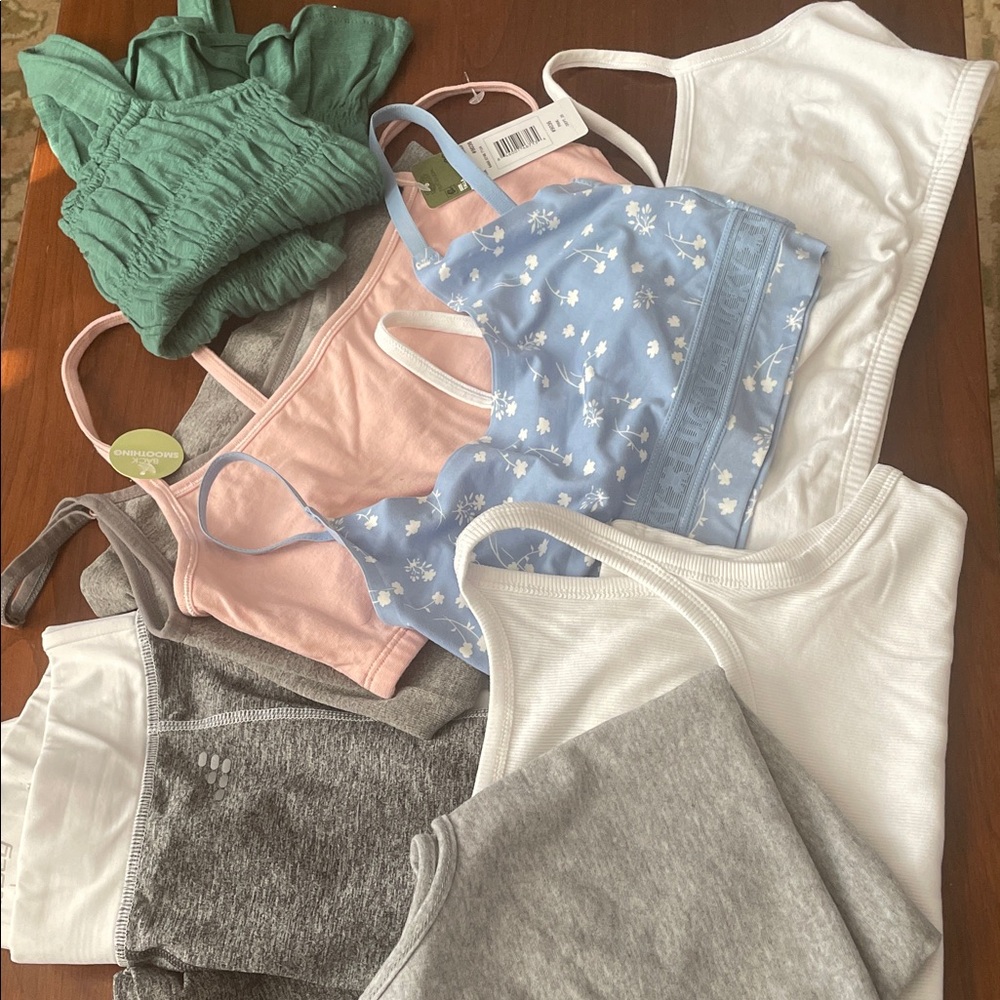 Assorted Tank Tops and Bralettes